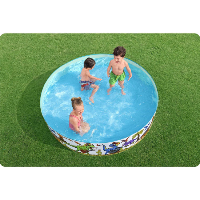 Бассейн детский Динозавры Bestway 55022 183x38 см
