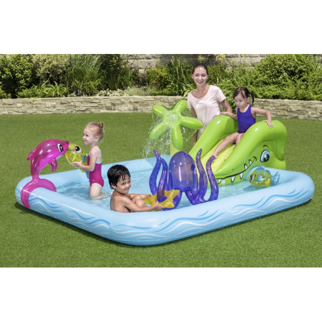 Надувний ігровий майданчик Fantastic Aquarium Bestway 53052 239х206х86 см