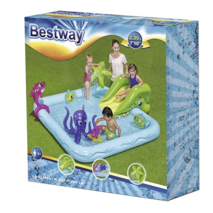 Надувная игровая площадка Fantastic Aquarium Bestway 53052 239х206х86 см