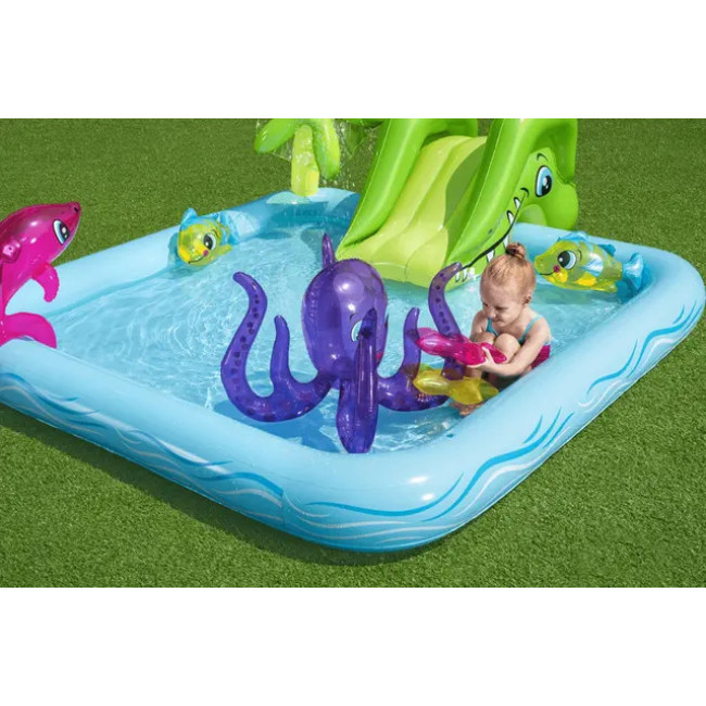 Надувний ігровий майданчик Fantastic Aquarium Bestway 53052 239х206х86 см