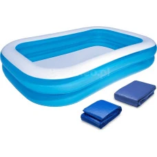 Басейн надувний дитячий Bestway 54006 3в1 262x175х51 см
