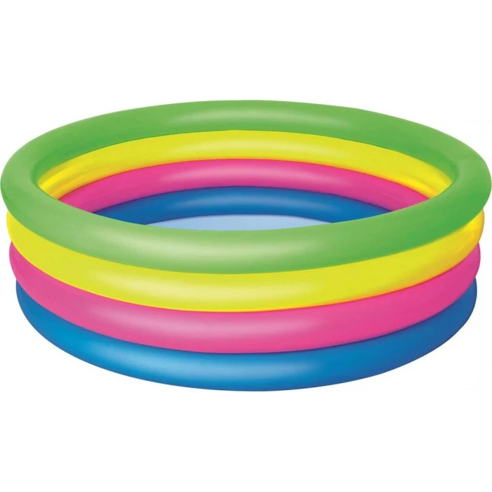 Басейн надувний дитячий Веселка Bestway 51117 157x46 см