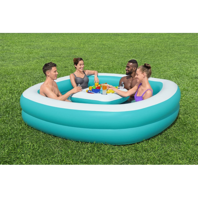 Басейн надувний дитячий Bestway 54446 218x218x48 см