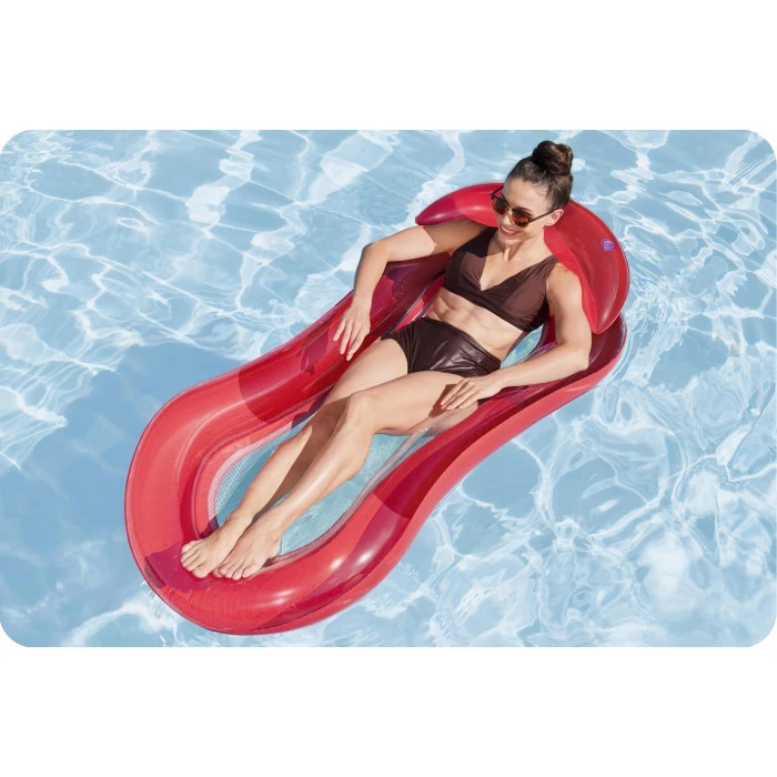 Матрац надувний для плавання Bestway 43103 червоний, 160 х 84 см