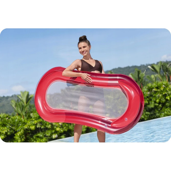 Матрац надувний для плавання Bestway 43103 червоний, 160 х 84 см