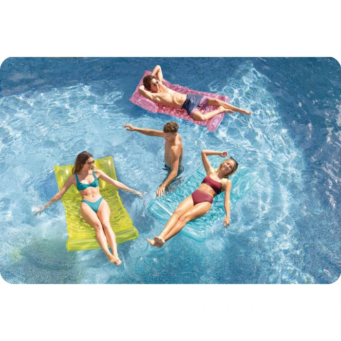 Матрас надувной для плавания Intex 58725 лимонный, 173 х 89 см