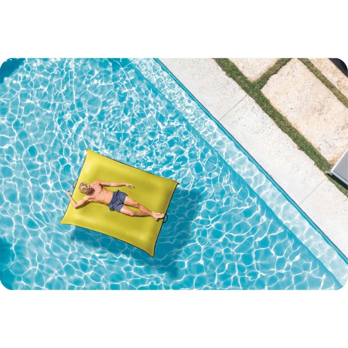 Матрас надувной для плавания Luxe Lounge Intex 56794 желтый, 198 х 157 см