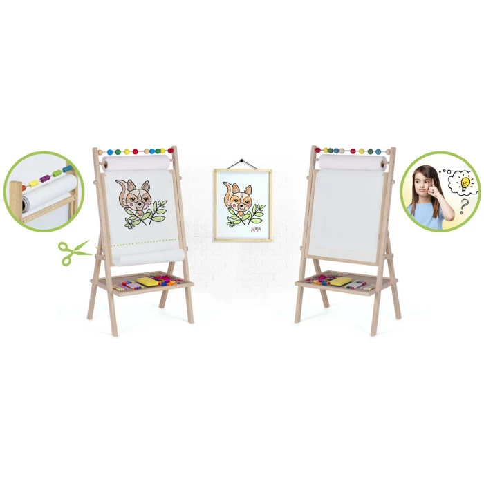 Меловая доска магнитная поворотная Ricokids