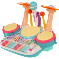 Детский музыкальный комплект Барабаны + Синтезатор ZMU.CY-7059B