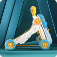 Каталка 4-в-1 интерактивная Ricokids зеленая