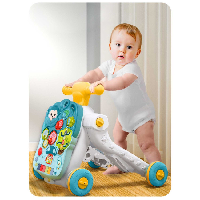 Каталка 4-в-1 интерактивная Ricokids зеленая