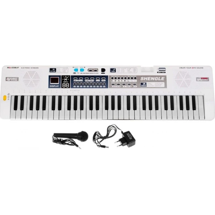 Детский синтезатор 5+ Микрофон + Запись + Стереодинамики