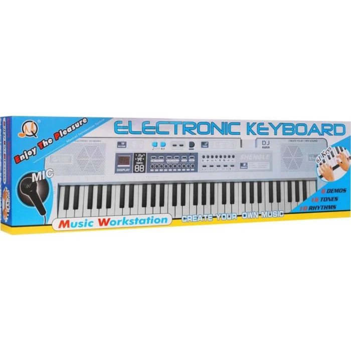 Детский синтезатор 5+ Микрофон + Запись + Стереодинамики
