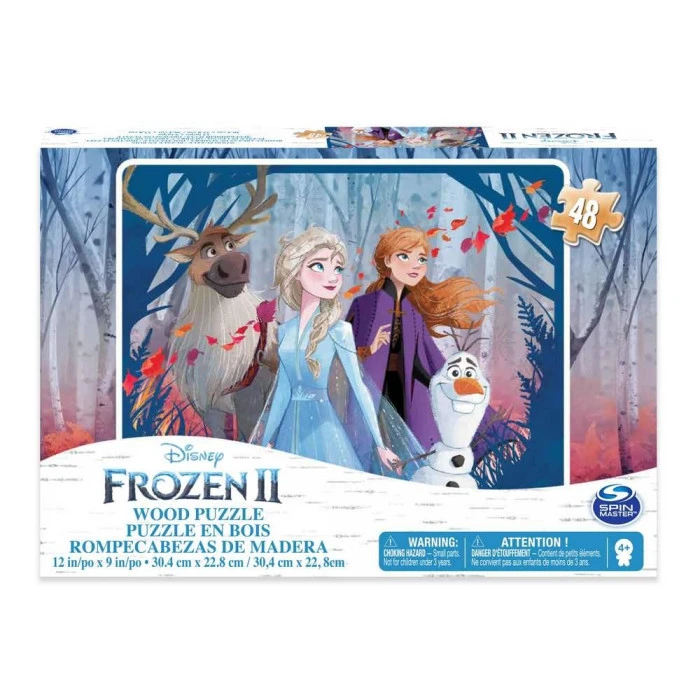 Пазл деревянный Spin Master Холодное сердце 2, 20 х 23 см, 48 эл.