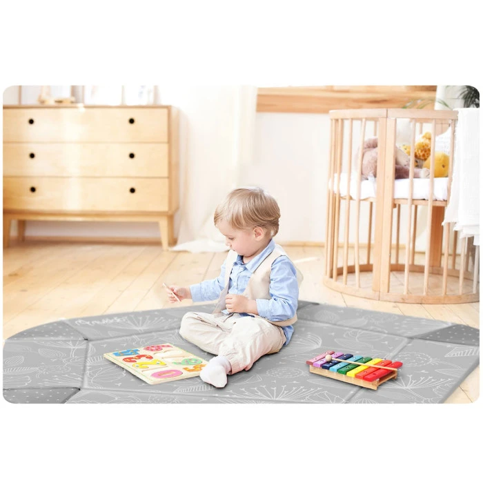 Развивающий коврик 100 х 100 см. Воздушные шары Nukido