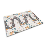 Коврик раскладной детский 200 x 150 x 1 см Nukido NK-341 Поезд-Цифры