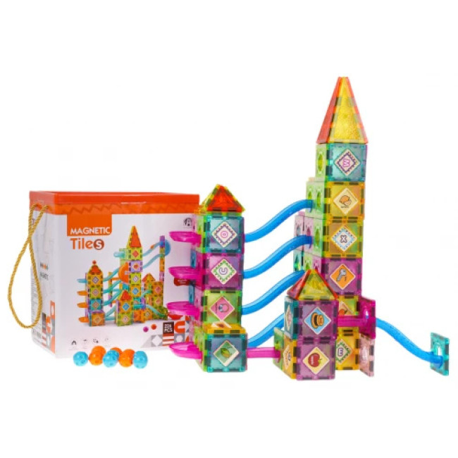 Дитячий конструктор магнітний Castle Track Ball 226 ел.