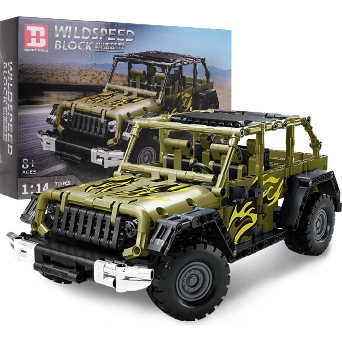 Детский конструктор машинка WILDSPEED 715 эл. ZKL.YC-23039