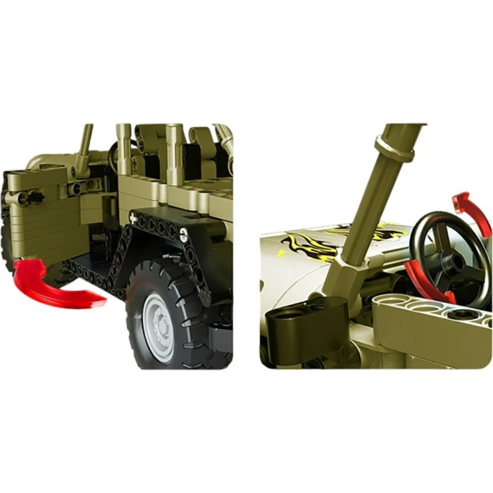 Детский конструктор машинка WILDSPEED 715 эл. ZKL.YC-23039