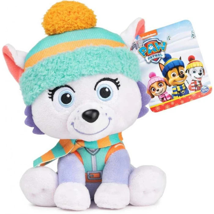 М'яка іграшка Spin Master Gund Цуценя Еверест Зимові свята 15 см "Щенячий патруль"