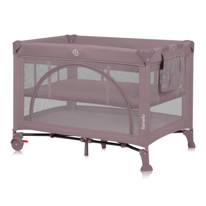 Ліжечко-манеж Lionelo LAURA PINK NUDE
