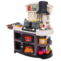 Детская кухня с функцией звука и воды 52 эл. Серый