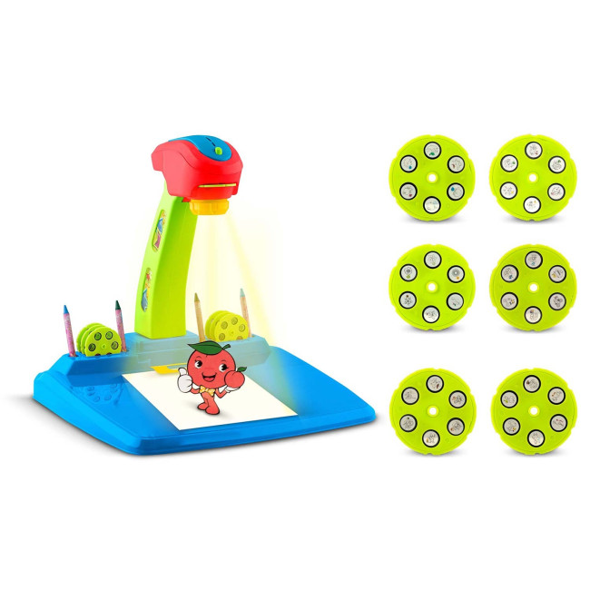 Проектор для рисования с трафаретами Ricokids синий