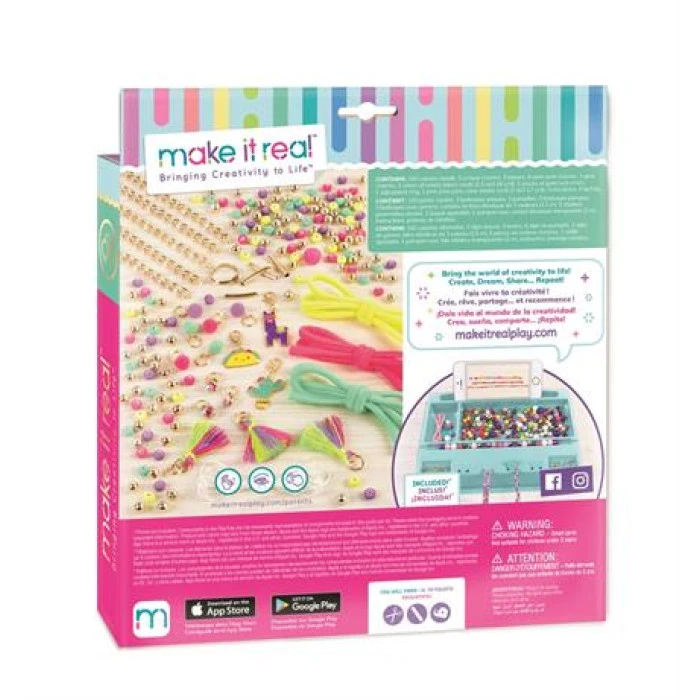 Набор для создания украшений Make it Real Неоновое сияние 180 эл. (MR1313)