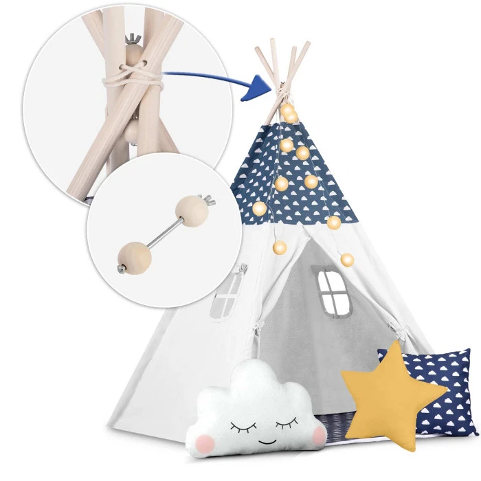 Вигвам детский с фонариками Nukido