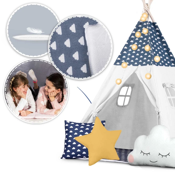 Вигвам детский с фонариками Nukido