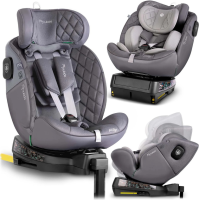 Автокресло Nukido Prestige Line ISOFIX 0-36 кг, серое