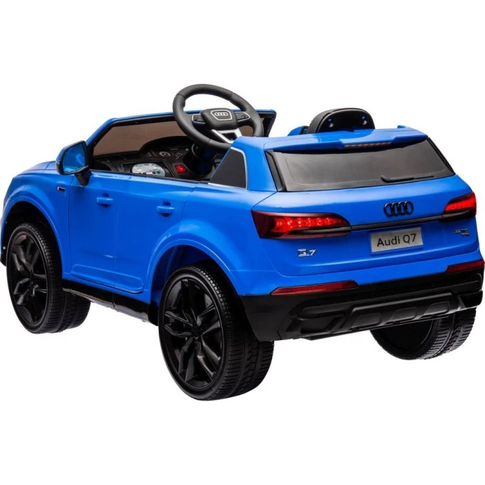 Детская аккумуляторная машинка Audi Q7 NEW LIFT Синяя