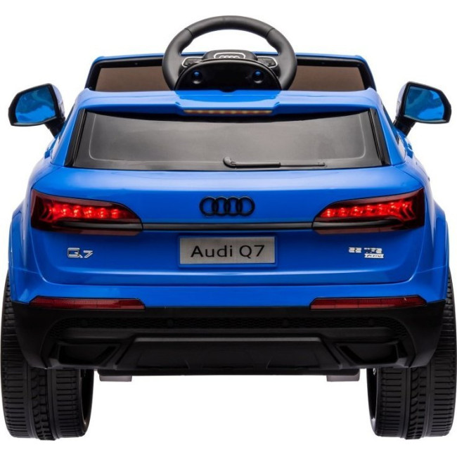Дитяча акумуляторна машинка Audi Q7 NEW LIFT Синя