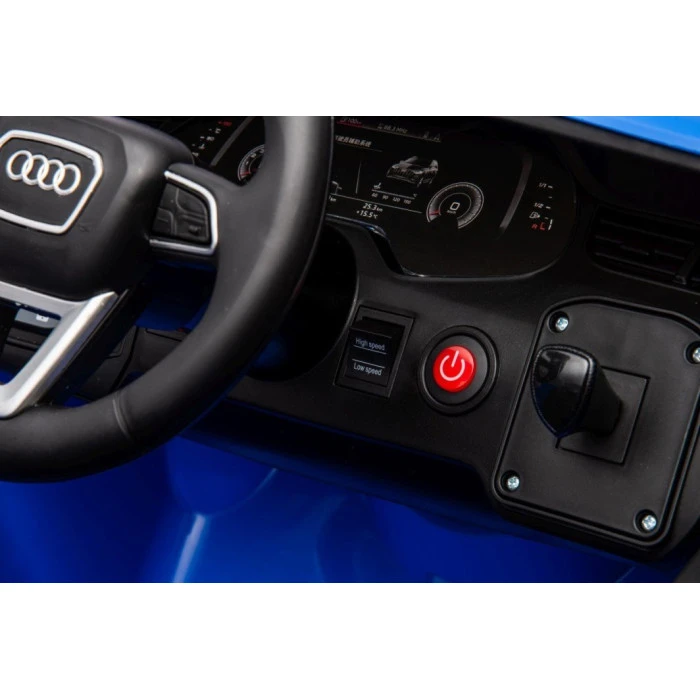 Детская аккумуляторная машинка Audi Q7 NEW LIFT Синяя