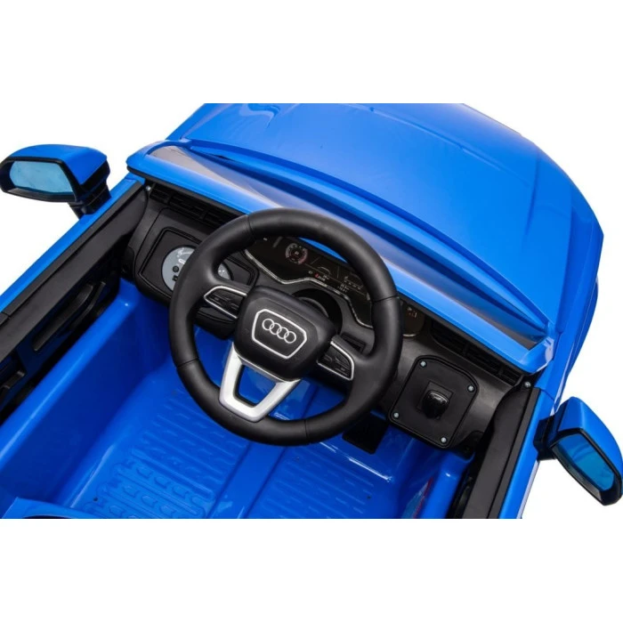 Детская аккумуляторная машинка Audi Q7 NEW LIFT Синяя