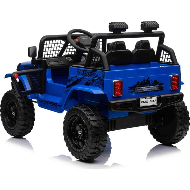 Дитячий акумуляторний позашляховик 4х4 СПОРТИВНИЙ синій