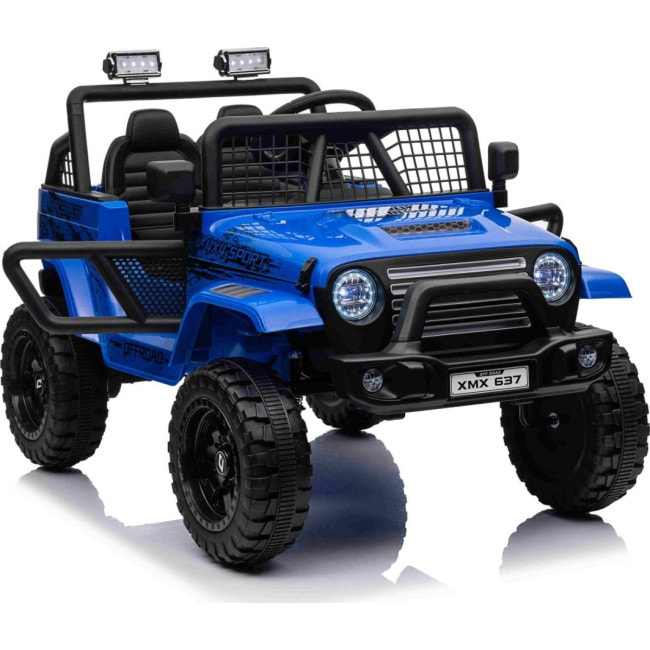 Дитячий акумуляторний позашляховик 4х4 СПОРТИВНИЙ синій
