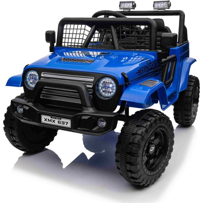Дитячий акумуляторний позашляховик 4х4 СПОРТИВНИЙ синій