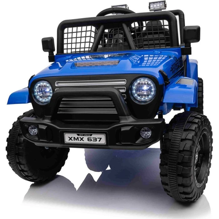 Дитячий акумуляторний позашляховик 4х4 СПОРТИВНИЙ синій