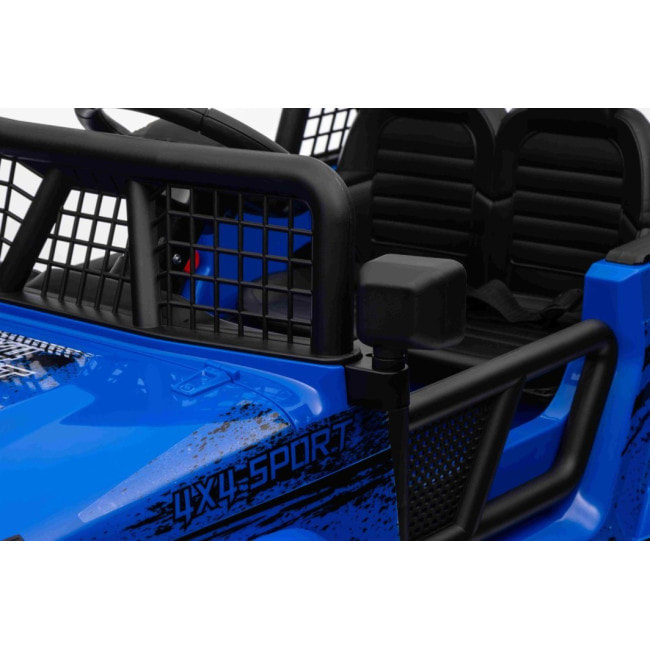 Дитячий акумуляторний позашляховик 4х4 СПОРТИВНИЙ синій