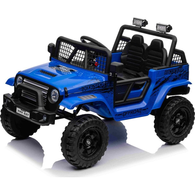 Дитячий акумуляторний позашляховик 4х4 СПОРТИВНИЙ синій