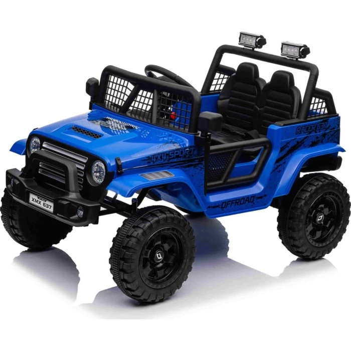 Дитячий акумуляторний позашляховик 4х4 СПОРТИВНИЙ синій