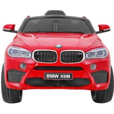 Дитяча акумуляторна машинка BMW X6M Червона