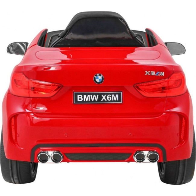 Дитяча акумуляторна машинка BMW X6M Червона