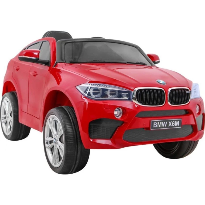Детская аккумуляторная машинка BMW X6M Красная