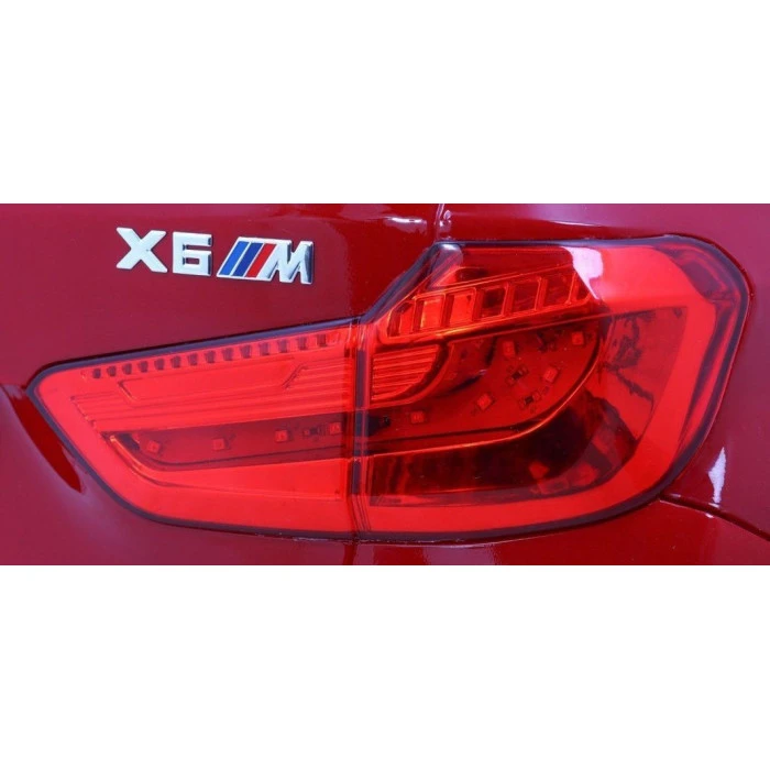 Детская аккумуляторная машинка BMW X6M Красная