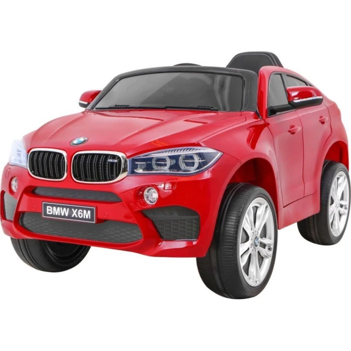 Детская аккумуляторная машинка BMW X6M Красная
