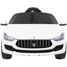 Детская аккумуляторная машинка Maserati Ghibli Белая