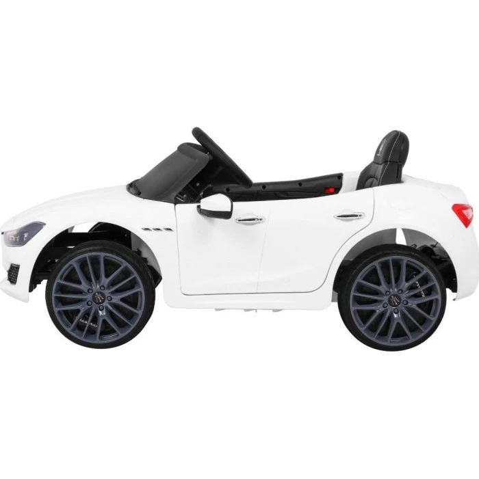 Дитяча акумуляторна машинка Maserati Ghibli Біла
