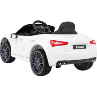 Детская аккумуляторная машинка Maserati Ghibli Белая